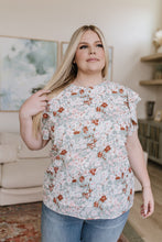 Load image into Gallery viewer, I&#39;ve Got a Feeling Floral Flutter Sleeve Top