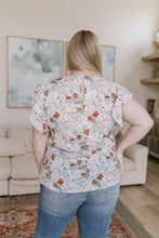Load image into Gallery viewer, I&#39;ve Got a Feeling Floral Flutter Sleeve Top