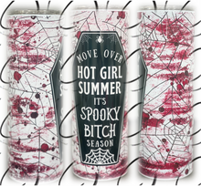Load image into Gallery viewer, It&#39;s Spooky B**** Season 20oz Skinny Tumbler