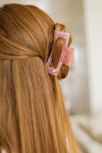 Load image into Gallery viewer, Jelly Rectangle Claw Clip in Watermelon