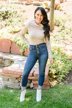 Load image into Gallery viewer, Jordie Hi-Rise Button Fly Judy Blue Cut Off Skinny