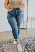 Load image into Gallery viewer, Juny Hi-Waist Tummy Control Top Cool Denim Judy Blue Skinny