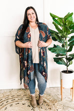 Load image into Gallery viewer, Celestial Blue Floral Kimono