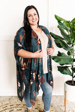 Load image into Gallery viewer, Celestial Blue Floral Kimono