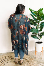Load image into Gallery viewer, Celestial Blue Floral Kimono