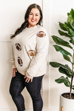 Load image into Gallery viewer, Pullover Sweatshirt In Football Sequins
