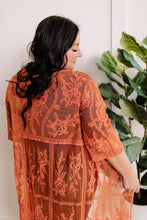 Load image into Gallery viewer, Lace Kimono In Autumnn Sunset