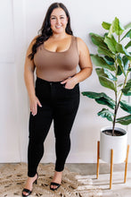 Load image into Gallery viewer, Sleeveless Bodysuit With Built-In Bra In Mocha