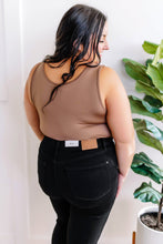 Load image into Gallery viewer, Sleeveless Bodysuit With Built-In Bra In Mocha