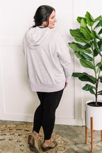 Load image into Gallery viewer, Oversized Hoodie With Kangaroo Pocket In Heathered Grey