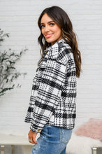 Load image into Gallery viewer, Kate Plaid Jacket in Black &amp; White