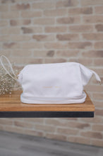Load image into Gallery viewer, Large Cloud Cosmetic Bag Ivory White