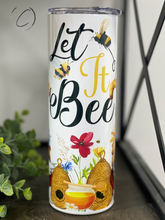 Load image into Gallery viewer, Let It Bee Gnomes 20oz Skinny Tumbler