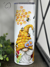 Load image into Gallery viewer, Let It Bee Gnomes 20oz Skinny Tumbler