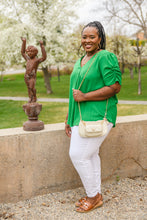 Load image into Gallery viewer, Let&#39;s Meet Up Green Blouse