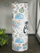 Load image into Gallery viewer, Life Is Best Camping 20oz Skinny Tumbler