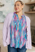 Load image into Gallery viewer, Little Lovely Blouse in Blue Multi