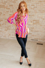 Load image into Gallery viewer, Lizzy Top in Magenta Mod