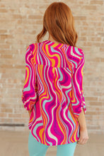 Load image into Gallery viewer, Lizzy Top in Magenta Mod