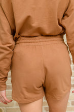 Load image into Gallery viewer, Long Sleeve Sweatshirt Top &amp; Shorts Set In Camel