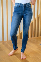 Load image into Gallery viewer, Loraine Pin Tack Skinny Judy Blue Jeans
