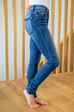 Load image into Gallery viewer, Loraine Pin Tack Skinny Judy Blue Jeans