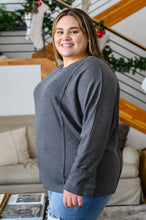 Load image into Gallery viewer, Lounge Around Long Sleeve Paneled Pullover
