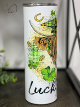 Load image into Gallery viewer, Lucky Heifer 20oz Skinny Tumbler