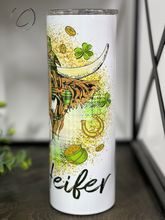 Load image into Gallery viewer, Lucky Heifer 20oz Skinny Tumbler