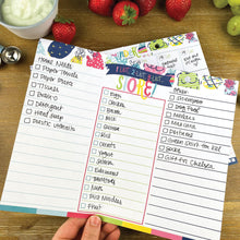 Load image into Gallery viewer, 52-Week Meal Minder® Weekly Menu Planner Pad | Grocery List | Bonus Dry Erase Menu Board - Denise Albright® 