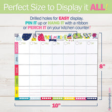 Load image into Gallery viewer, 52-Week Meal Minder® Weekly Menu Planner Pad | Grocery List | Bonus Dry Erase Menu Board