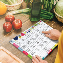 Load image into Gallery viewer, 52-Week Meal Minder® Weekly Menu Planner Pad | Grocery List | Bonus Dry Erase Menu Board - Denise Albright® 