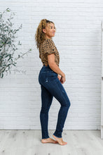 Load image into Gallery viewer, Maeve Mid-Rise Dark Wash Cuffed Judy Blue Skinny