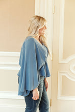 Load image into Gallery viewer, Main Character Moment Top In Dusty Blue