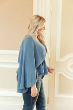 Load image into Gallery viewer, Main Character Moment Top In Dusty Blue