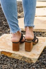 Load image into Gallery viewer, Maya Braided Heels in Black