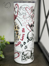 Load image into Gallery viewer, Me Waiting For Love 20oz Skinny Tumbler