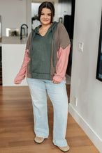 Load image into Gallery viewer, Message Me Back Color Block Hoodie