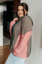 Load image into Gallery viewer, Message Me Back Color Block Hoodie