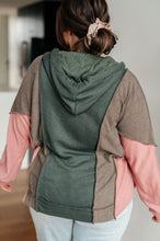 Load image into Gallery viewer, Message Me Back Color Block Hoodie