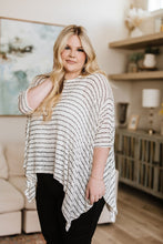 Load image into Gallery viewer, Meyers Striped High Low Boxy Top