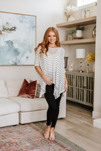 Load image into Gallery viewer, Meyers Striped High Low Boxy Top