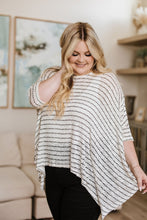 Load image into Gallery viewer, Meyers Striped High Low Boxy Top