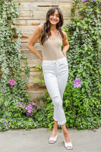 Load image into Gallery viewer, Mid-Rise Boyfriend Destroyed White Judy Blue Jeans