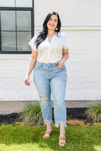 Load image into Gallery viewer, Mid-rise Destroyed Hem Judy Blue Boyfriend Jeans