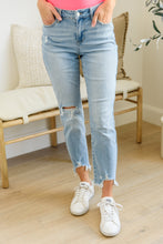 Load image into Gallery viewer, Mid-rise Destroyed Hem Judy Blue Boyfriend Jeans