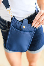 Load image into Gallery viewer, Millie Mini Nylon Crossbody Bag in Dark Navy