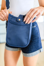 Load image into Gallery viewer, Millie Mini Nylon Crossbody Bag in Dark Navy