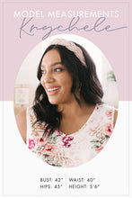 Load image into Gallery viewer, Flirty Florals Tank in Blush/Orange