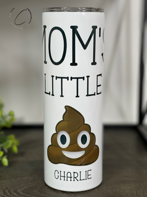 Mom's Little... Custom Name 20oz Skinny Tumbler